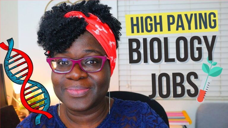 Highest Paying Biology Jobs