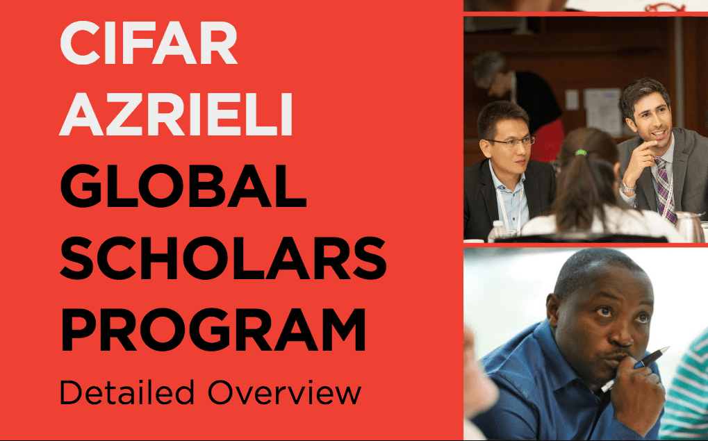 Government of Canada CIFAR AZRIELI Global Scholars Program