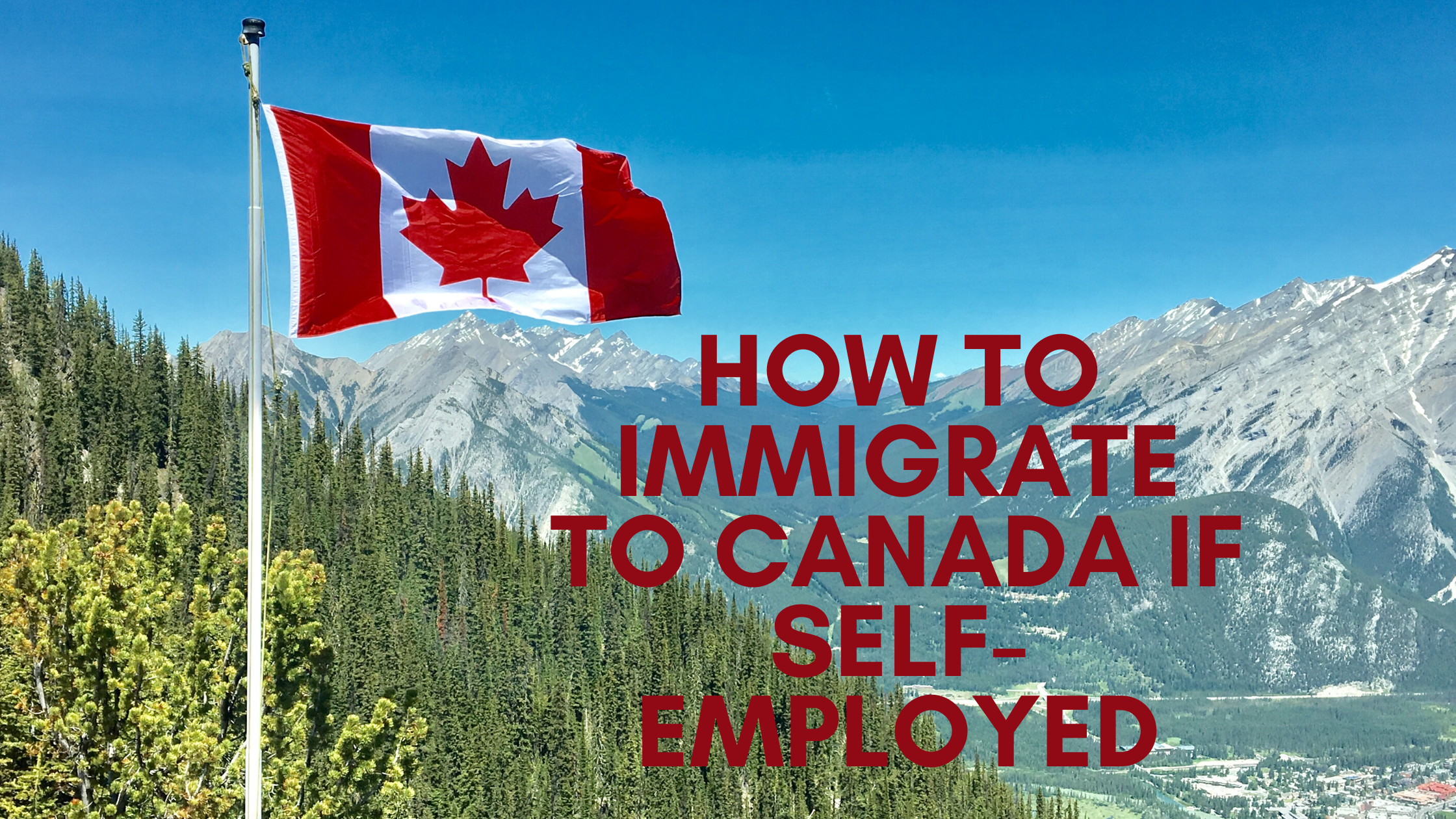 move to Canada as a self-employed
